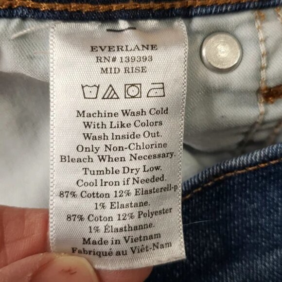 Everlane Mid Rise Skinny Regular Jeans - Picture 7 of 7